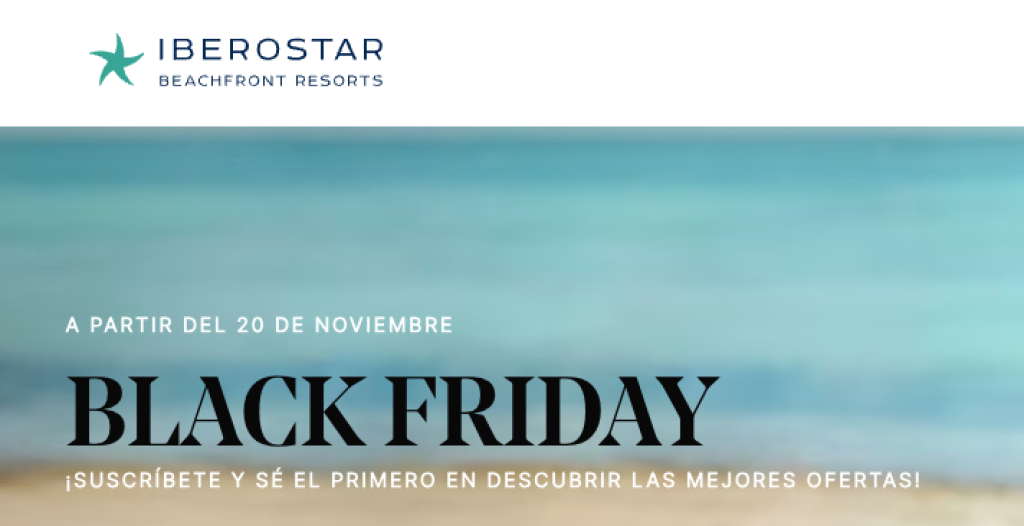 Black Friday del 2025 en la web de Iberostar