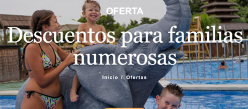 Hoteles con descuento para familias numerosas 2022