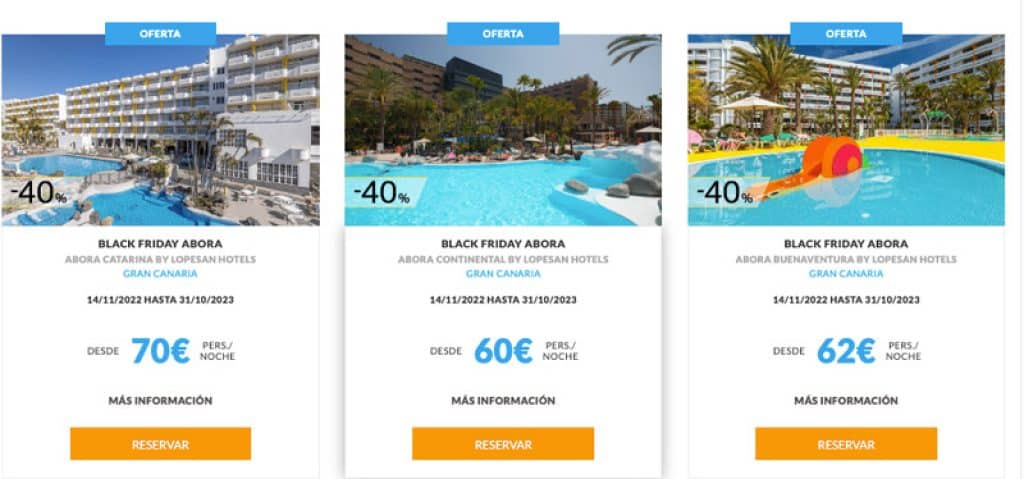 Black Friday Lopesan - Ofertas