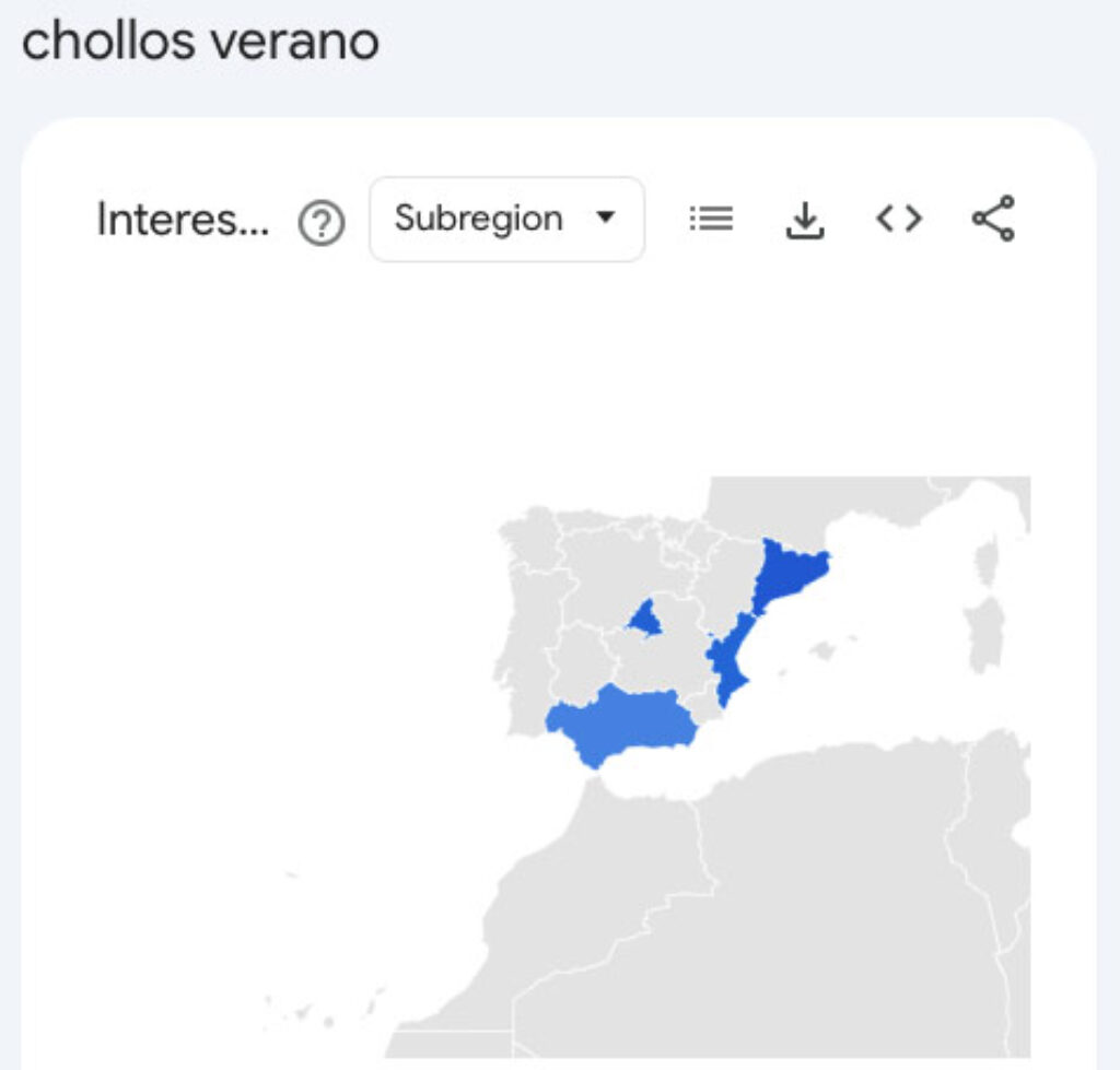 Búsquedas por región de Chollos de Verano en España